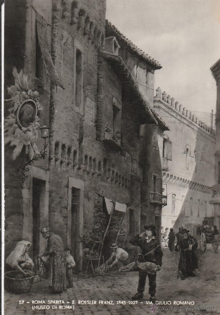 Postales: N&ordm; 24629 POSTAL CUADRO ROMA - Foto 1