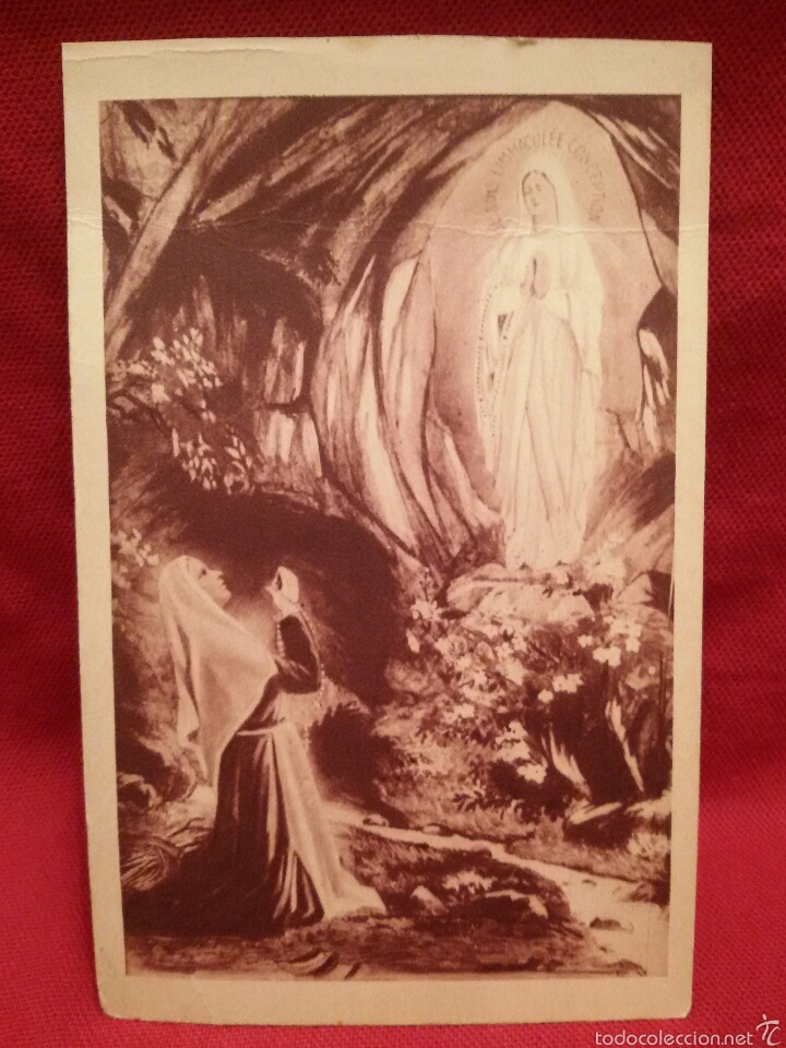 Postais: Tarjeta postal nescrita / LOURDES - L'Apparition #0742