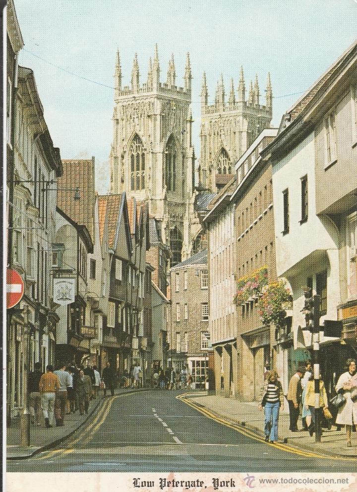 Postcards: N&ordm; 24399 POSTAL INGLATERRA PETERGATE YORK