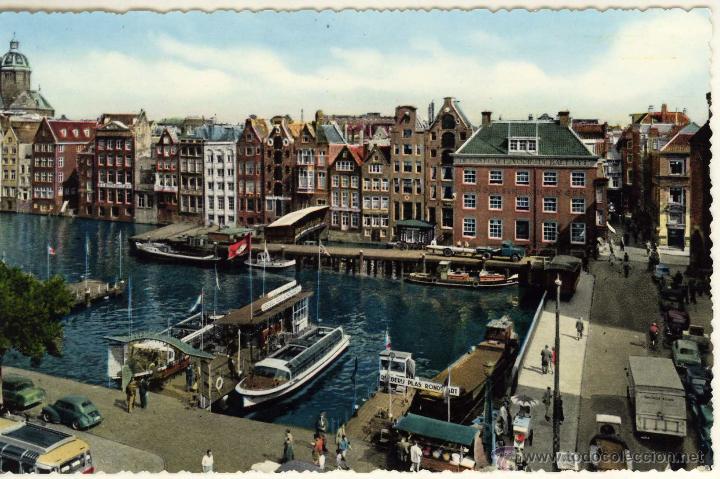 Postales: MAGNIFICA POSTAL  DAMRAK AMSTERDAM - Foto 1