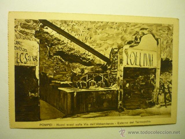 Postales: postal pompeya-exterior thermopolis   bb