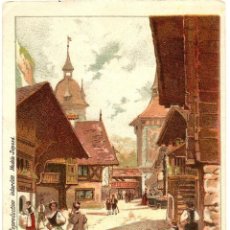 Cartes Postales: RUE DU VILLAGE SUISSE. PARIS. CIRCULADA AÑO 1900 DE VILLAGE SUISSE (PARIS) A DORDOGNE. Lote 54747825