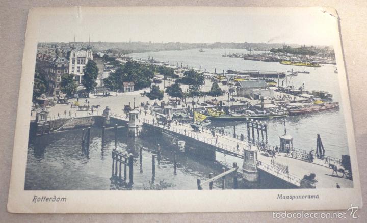 Postales: ROTTERDAM 1921- MAASPANORAMA - Foto 3