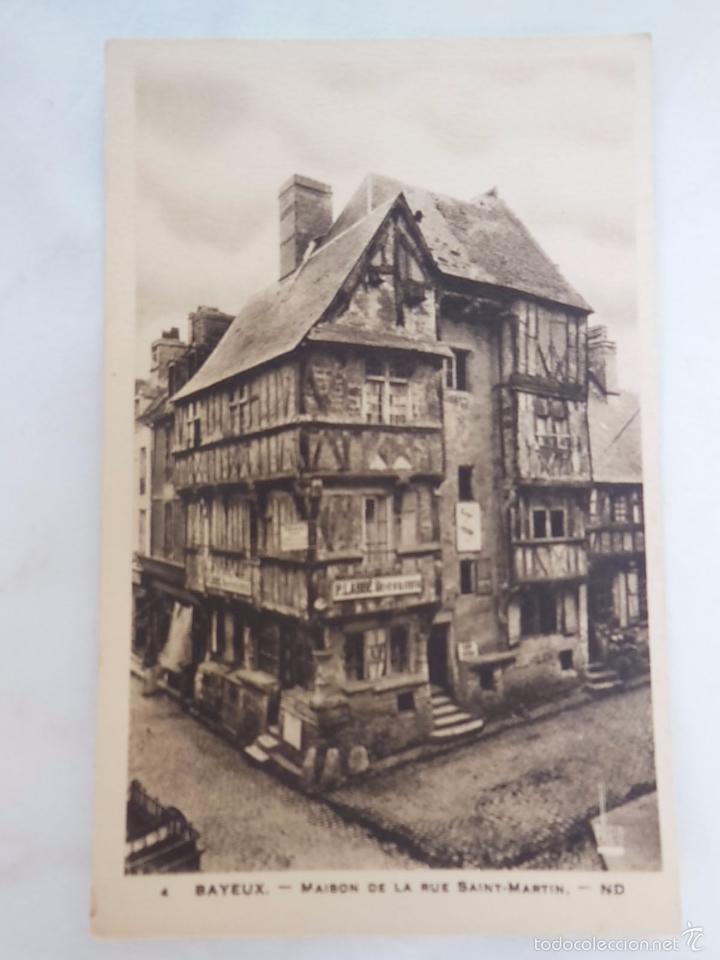 Postales: Antigua Postal : BAYEUX, Maison de la rue Saint-Martin