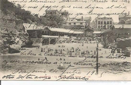 Postales: POSTAL BIARRITZ FRANCIA LA PLAYA - Foto 1