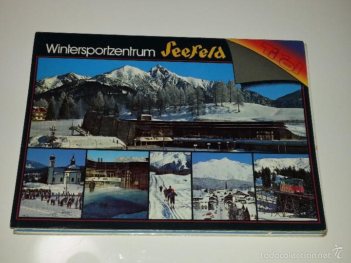 Postales: ANTIGUO LIBRO DE POSTALES EN ACORDEON DE SEEFELD TIROL ESTACION DE ESQUI AUSTRIA A&Ntilde;OS 60