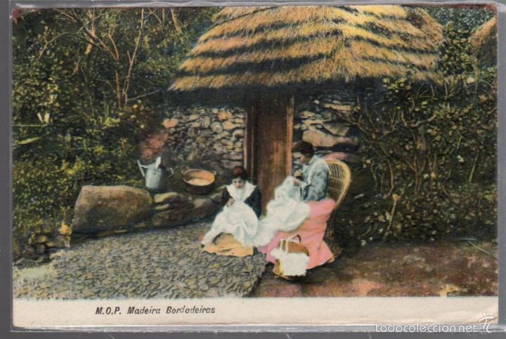 Postales: TARJETA POSTAL DE MADEIRA, BORDADEIRAS. M.O.P.