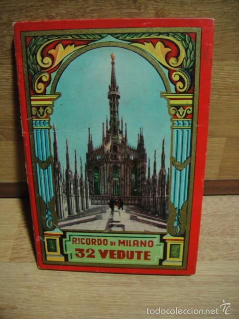 Cartes Postales: milan- 32 vistas en sepia