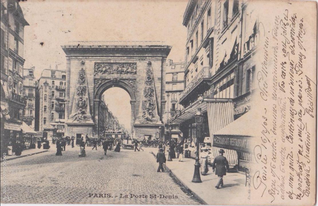 Postales: P- 5565. POSTAL PARIS, LA POSTE SA. DENIS. 1903. - Foto 1