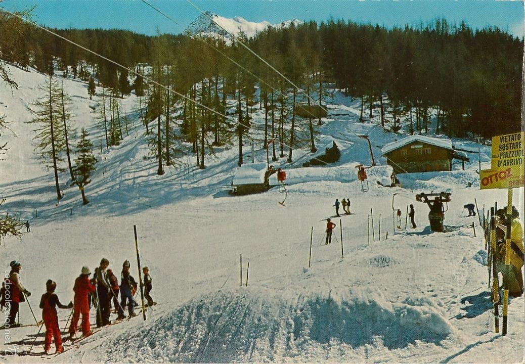 Postcards: PILA, AOSTA (ITALIA), PLANTAS ASCENDENTES - ED. ESCL. CAPURSO N&ordm; 4055 - SIN CIRCULAR
