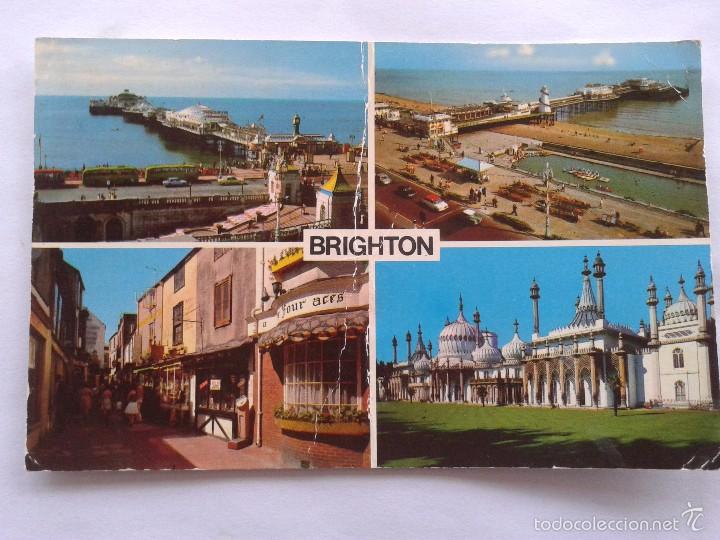 Postales: POSTAL -- BRIGHTON -- CIRCULADA A&Ntilde;O 1975 -- - Foto 1