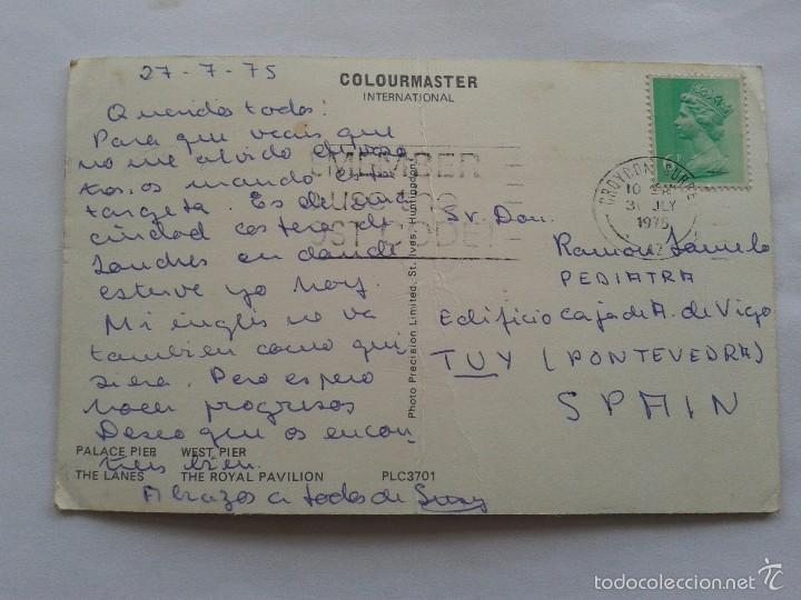 Postales: POSTAL -- BRIGHTON -- CIRCULADA A&Ntilde;O 1975 -- - Foto 2
