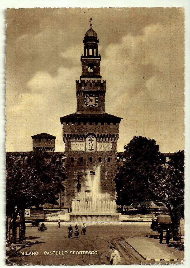 Postales: POSTAL DE MILANO (CASTELLO SFORZESCO) - Foto 1