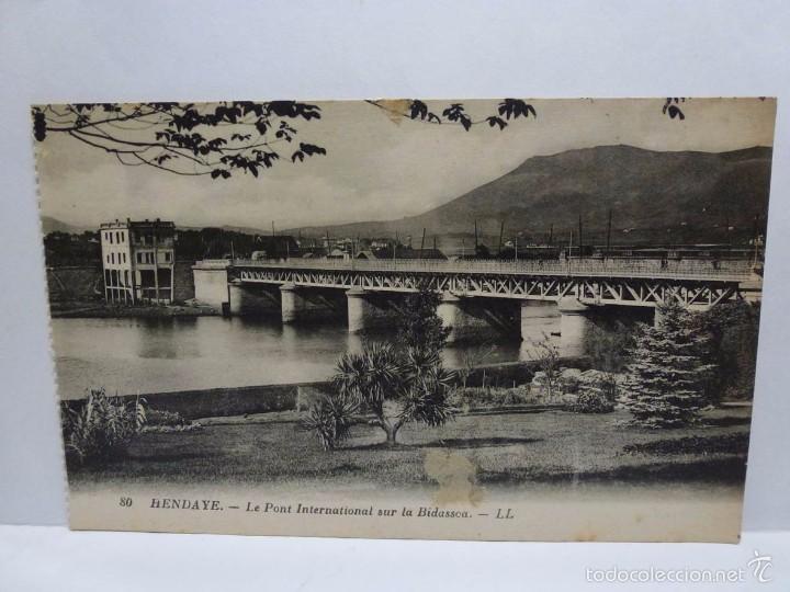 Postales: ANTIGUA POSTAL HENDAYE - Foto 1