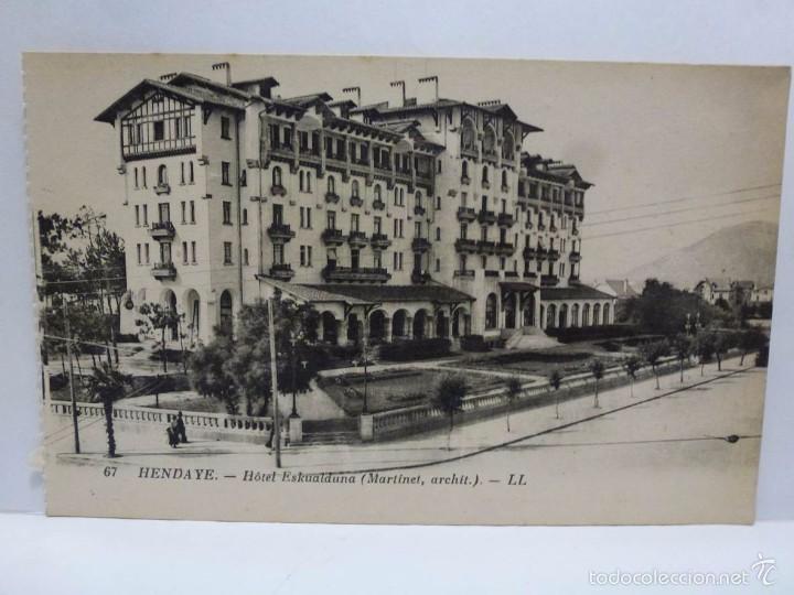 Postales: ANTIGUA POSTAL HENDAYE - Foto 1