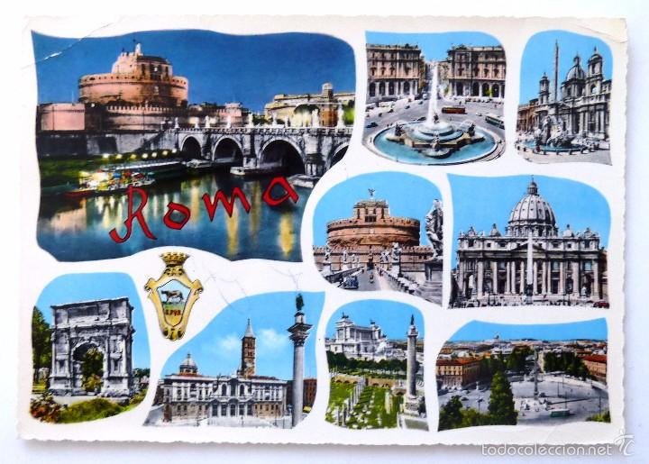 Postales: POSTAL DE ROMA. CIRCULADA. - Foto 1