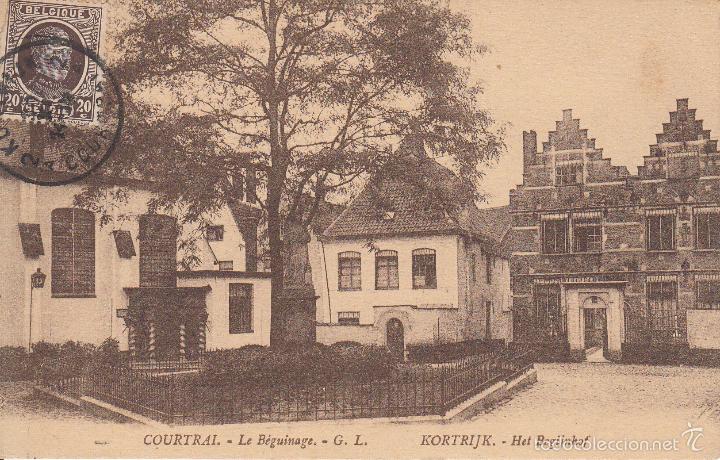 Cartoline: CIRCULADA A ESPA&Ntilde;A. COURTRAI. EL BEATERIO.
