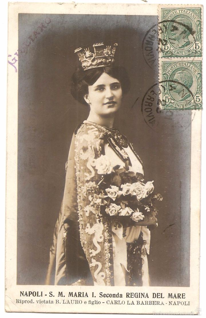 Postales: Reina Maria I de Italia