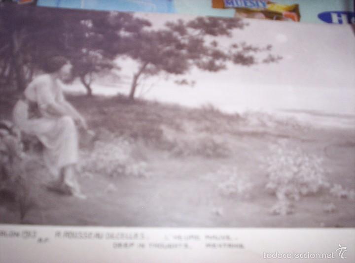 Postales: SALON - R. ROUSSEAU DECELLES - L' HEURE MAUVE -