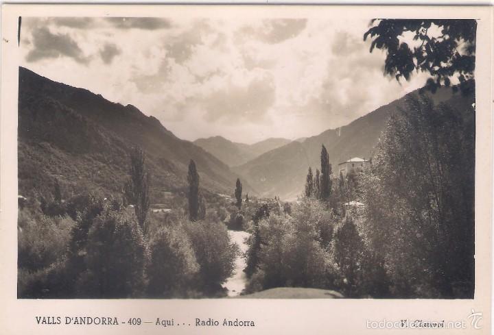 Postais: POSTAL DE VALLS D'ANDORRA -  RADIO ANDORRA -