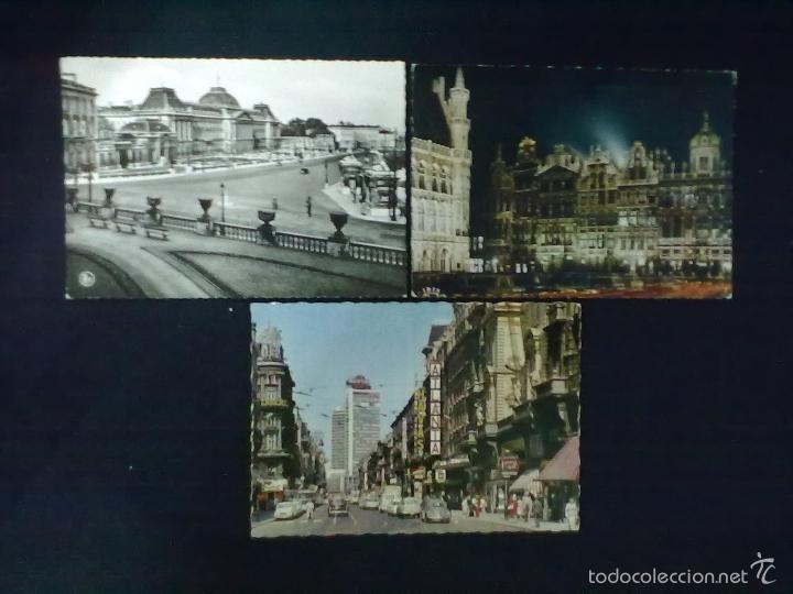 Postales: TRES POSTALES BRUSELAS. - Foto 1