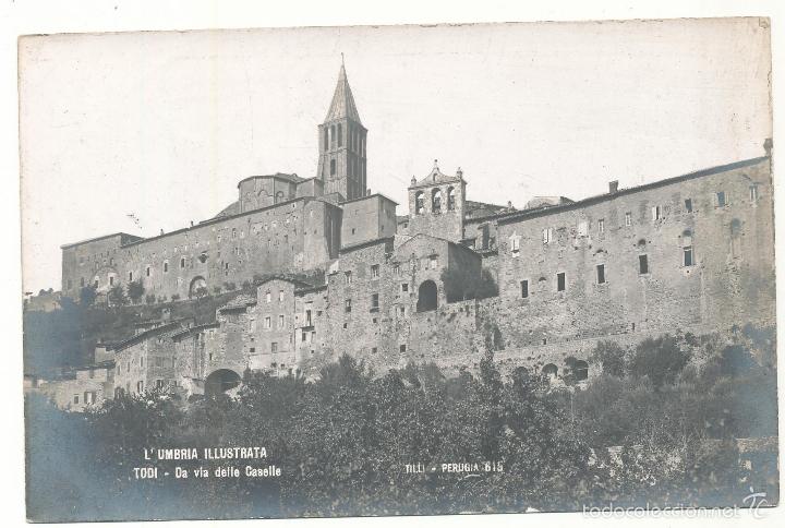 Postais: Todi.- Da via delle Caselle. Foto-Postal.