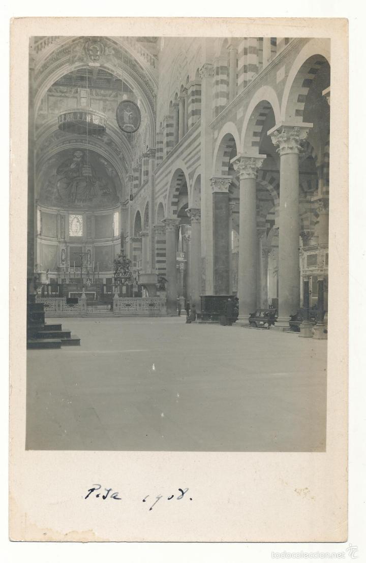 Postcards: Pisa.- Foto-Postal. Fechado en 1908. Foto-postal.