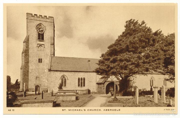 Postcards: Abergele.- St. Michael&acute;s Church.