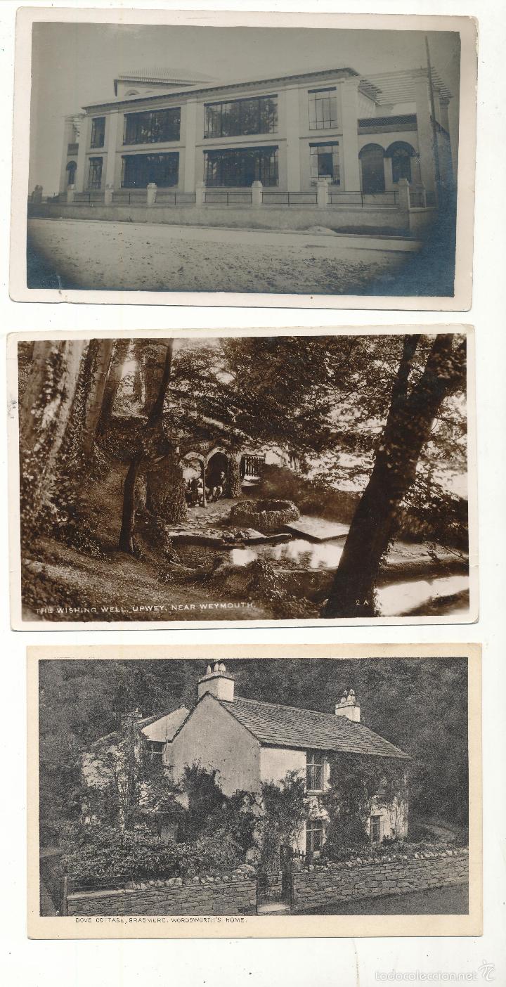Postcards: Gran Breta&ntilde;a.- Foto Posta, Near Weymouth y Dove Cottage, Grasmere.