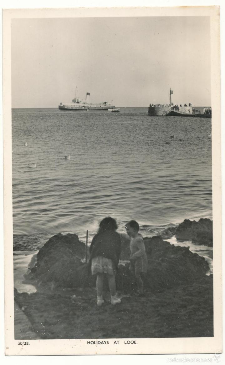 Postcards: Gran Breta&ntilde;a.- Holidays at Looe.  Foto-Postal.