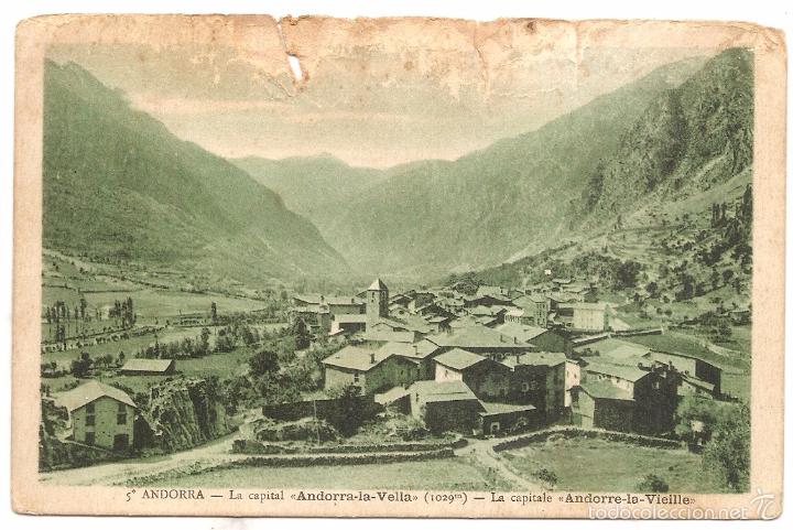 Postales: Andorra, postal antigua - Foto 1