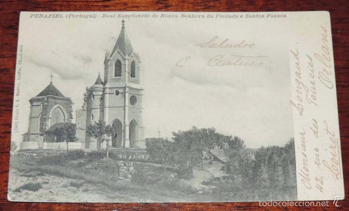Postais: POSTAL DE PENAFIEL, PORTUGAL, REAL SANCTUARIO DE NOSSA SENHORA DA PIEDADE E SANTOS PASSOS, ED. F.A.