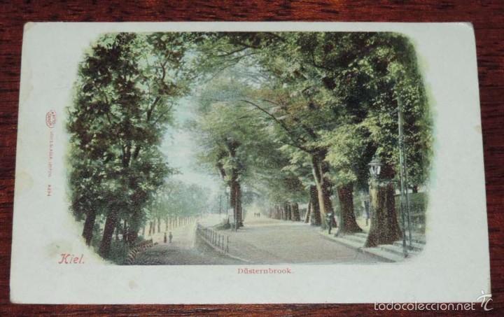 Postais: POSTAL DE KIEL, DUSTERNBROOK, ALEMANIA, ED. LOUIS GLASER 8494, NO CIRCULADA.