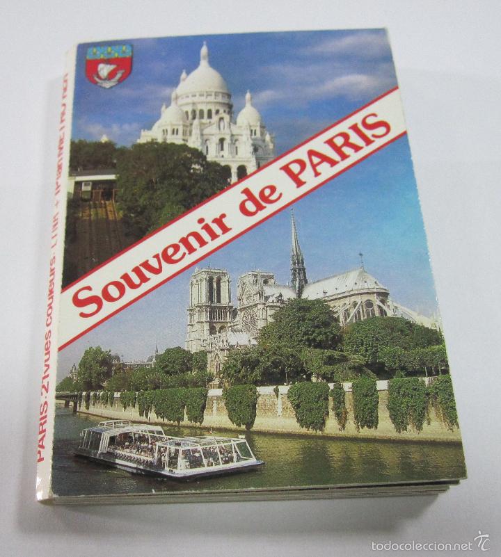 Postkarten: BLOCK DE 21 POSTALES. PARIS, FRANCIA. EDICION ABEILLE-CARTES