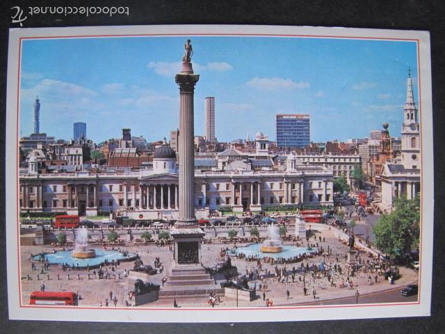 Postales: postal Londres trafalgar square - Foto 1