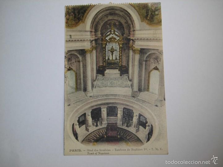Postais: PARIS-HOTEL DES INVALIDES-TOMBEAU DE NAPOLEON PRIME.T.M.K.SIN CIRCULAR