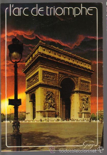 Postales: POSTAL DEL ARCO DEL TRIUNFO DE PARIS - Foto 1