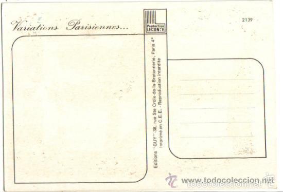 Postales: POSTAL DEL ARCO DEL TRIUNFO DE PARIS - Foto 2