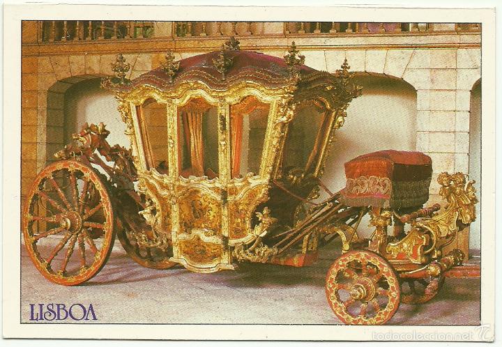 Postales: POSTAL DEL MUSEO DE COCHES DE LISBOA - Foto 1