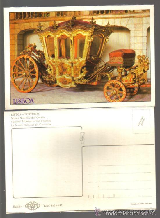 Postales: POSTAL DEL MUSEO DE COCHES DE LISBOA - Foto 2