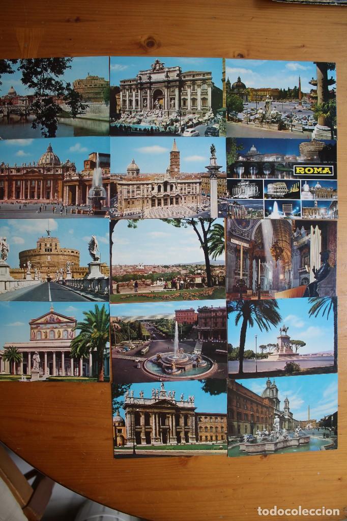 Postales: LOTE 14 POSTALES DE ROMA SIN CIRCULAR - Foto 1