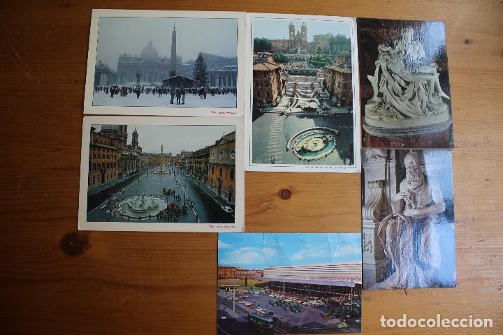 Postales: LOTE 6 POSTALES DE ROMA SIN CIRCULAR - Foto 1