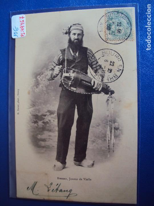 Postales: (PS-49467)POSTAL DE BRESSAN,JOUEUR DE VIELLE