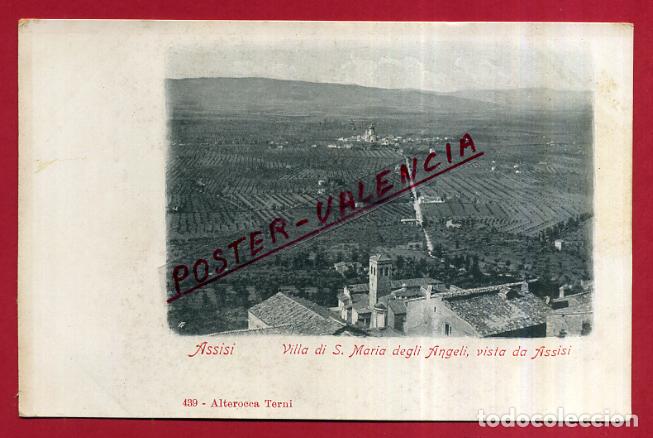 Cartoline: POSTAL ASSISI, ITALIA, VILLA  DI S. MARIA DEGLI ANGELI, VISTA DA ASSISI, P83905