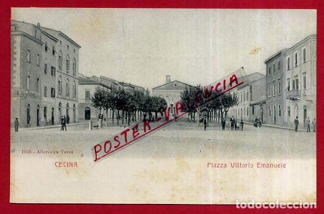 Cartes Postales: POSTAL CECINA, ITALIA, PIAZZA VITTORIO EMANUELE, P83924