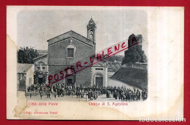 Cartoline: POSTAL CITTA DELLA PIEVE, ITALIA, CHIESA DI S. AGOSTINO, P83927