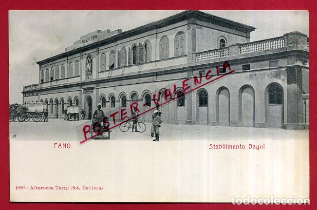 Postais: POSTAL FANO, ITALIA, STABILIMENTO BAGNI, P83947