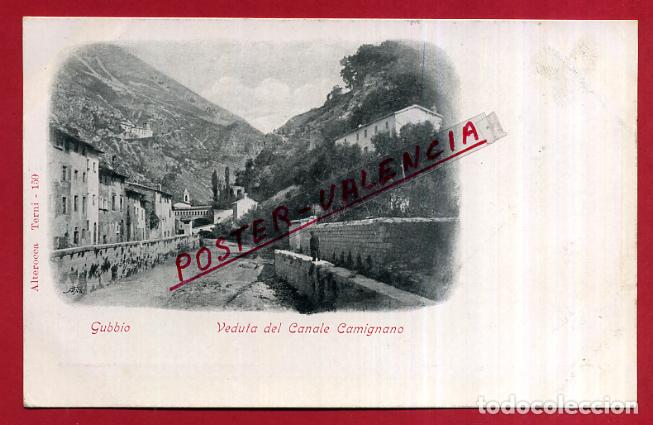 Cartoline: POSTAL GUBBIO, ITALIA, VEDUTA DEL CANALE CAMIGNANO, P83965