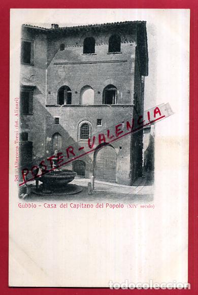 Cartoline: POSTAL GUBBIO, ITALIA, CASA DEL CAPITANO DEL POPOLO, P83967