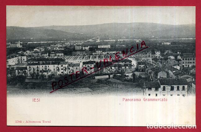 Cartoline: POSTAL IESI, ITALIA, PANORAMA GRAMMERCATO, P83970